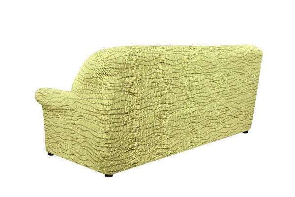 Еврочехол Чехол на 4-ех местный диван "Тела" Ридже зеленый